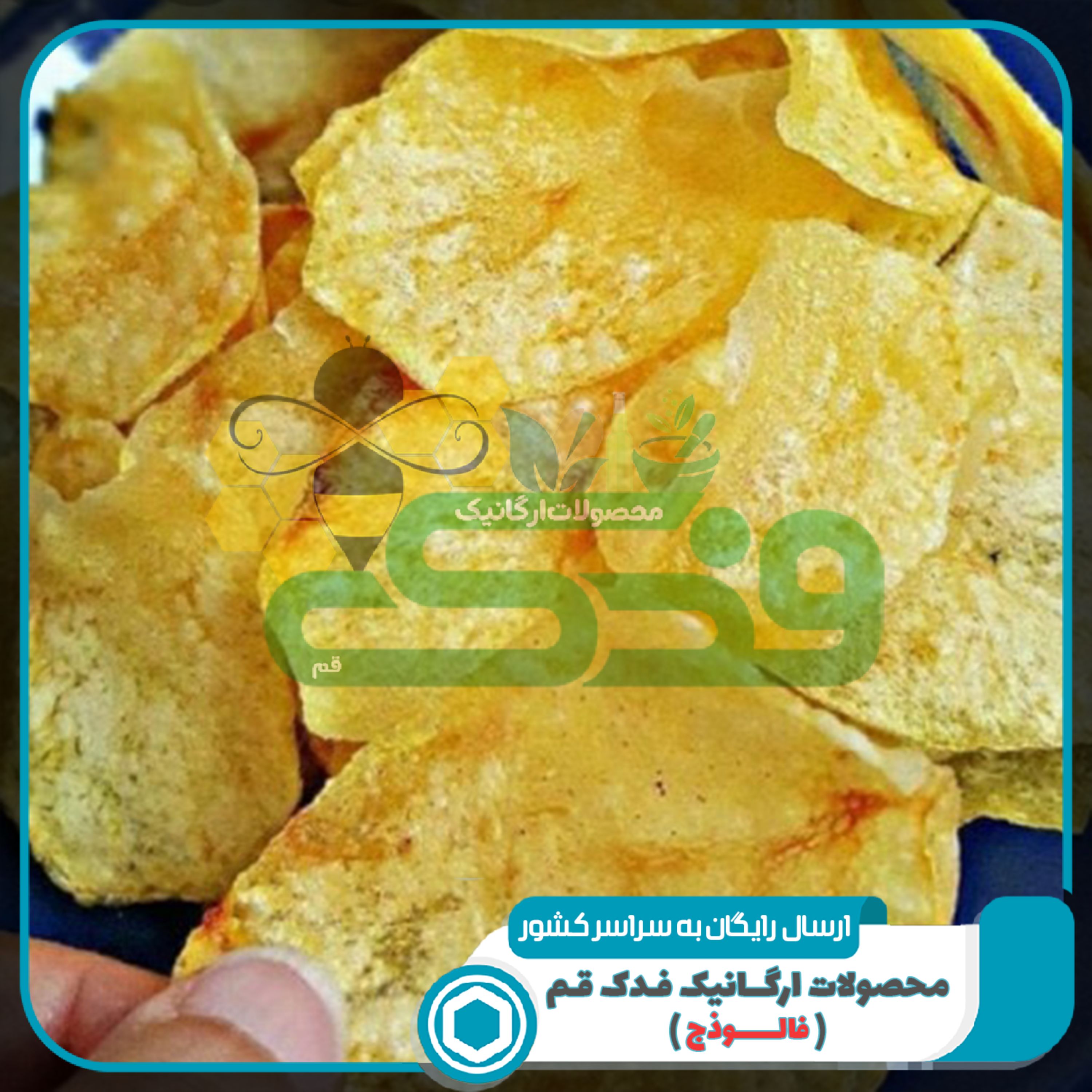 چیپس سیب زمینی سنتی فدک 