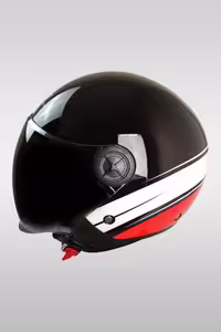 کلاه کاسکت موتورسیکلت قرمز موتور Fx 101 ایمنی سیکلت سازگار ام تی اس MTS