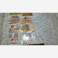 کد452 . شانه چوبی - شانه فانتزی . برس چوبی