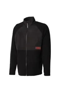 سافت شل و پلار ورزشی مشکی مردانه سیاه ژاکت قطبی Zippered Hmlonega hummel