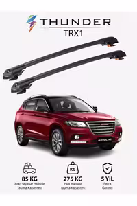نوار محافظ خودرو خاکستری WALL VAVAL H2 2015 TRX1 CARRIER قفل جستجو حامل سقفی Thunder