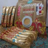 قهوه فوری بُن مانو حاوی شکر قهوه ای ساشه ای 24 عددی