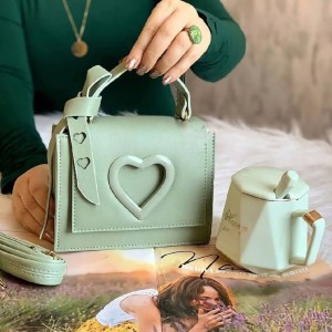 کیف طرح قلبی