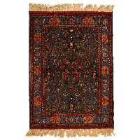 فرش دستباف سه متری طرح باغ بهشت خراسان کد 140501