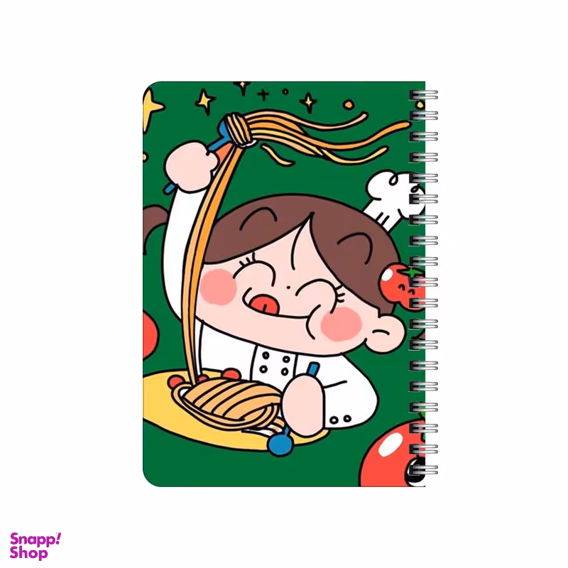 دفترچه یادداشت بامبیلیپ مدل چوبی طرح دختر نودل دوست کد 2966873