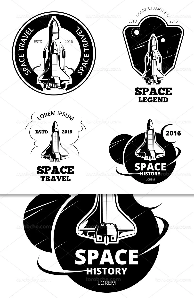 وکتور فضاپیما | گرافیک با طعم تربچه