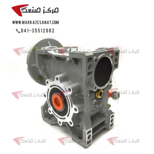 گیربکس حلزونی 50 نسبت 1:50 ترکیه برای الکتروموتور 0.75 کیلووات