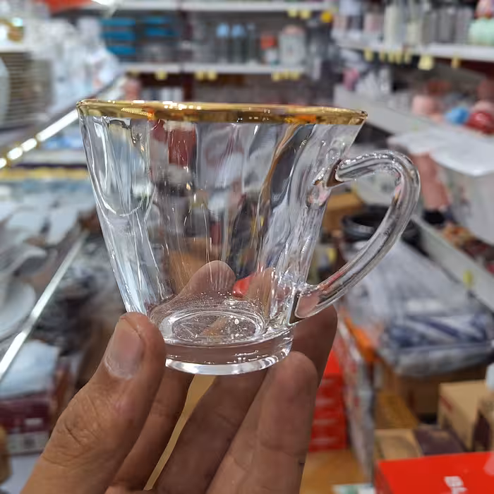 فنجان بلینک مکس مدل پنگوئن لب طلایی اصلی