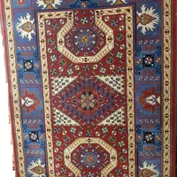 قالیچه فرش مشهد طرح گلیم لاکی ابعاد 1.5 متر در 2.25 متر (تراکم 900، شانه350)