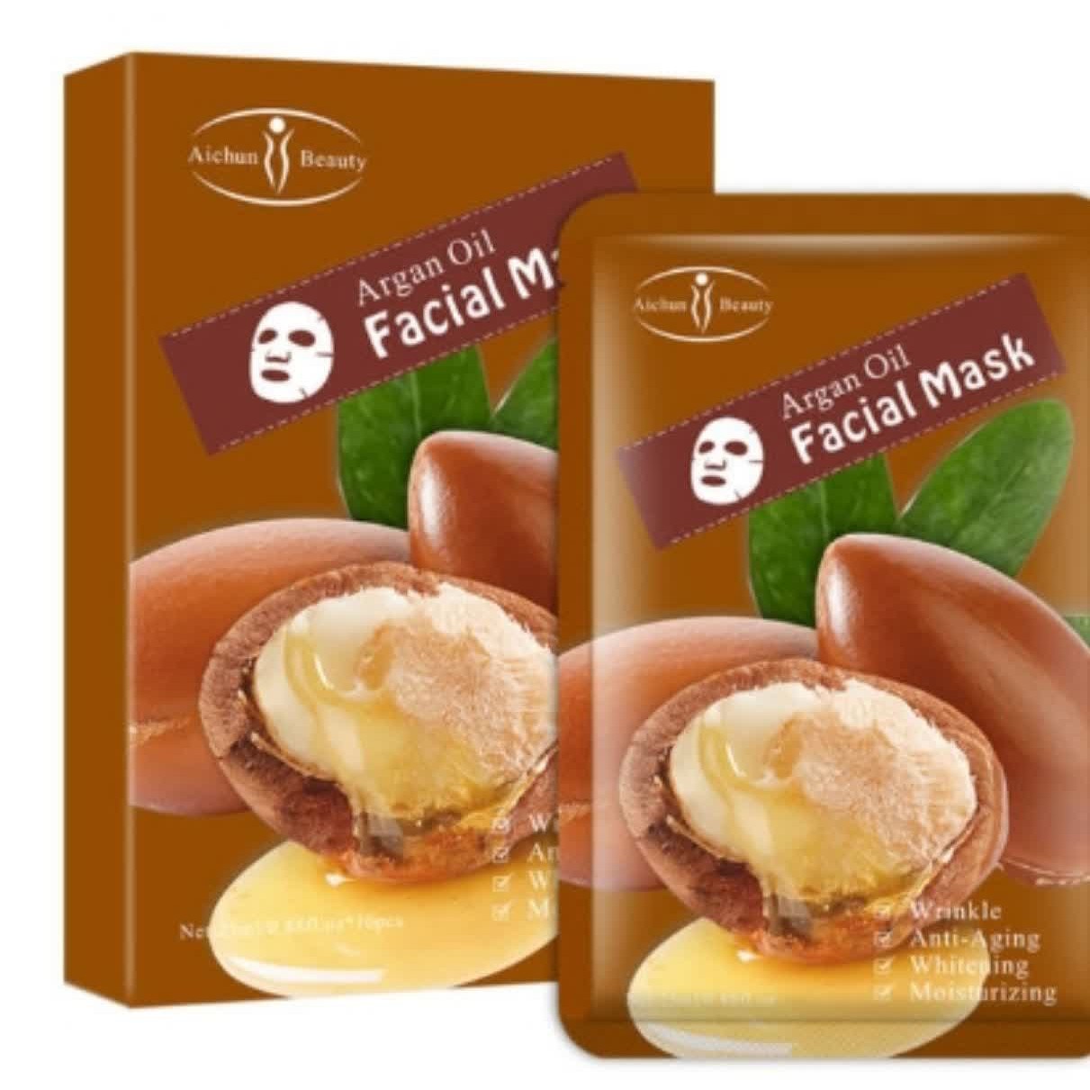 ماسک ورقه ای روغن آرگان طبیعی آیچون بیوتی