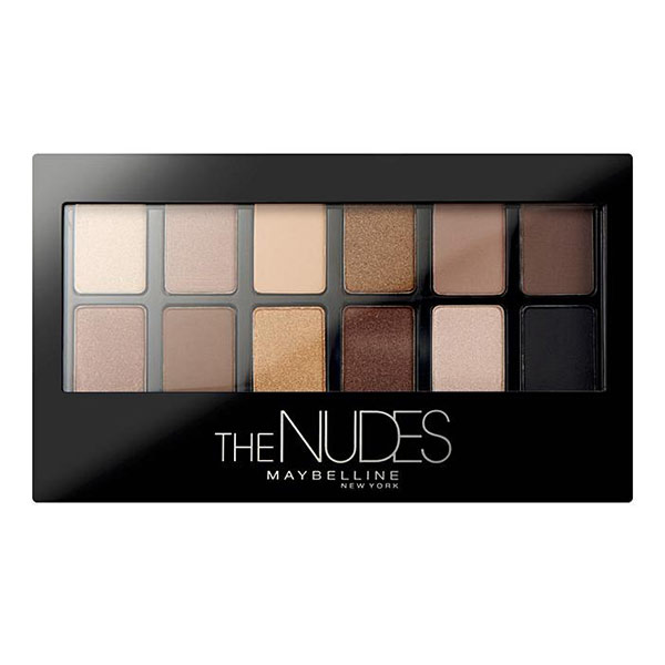 پالت سایه چشم میبلین Maybelline اصل مدل nudes نودز  | 12 رنگ متفاوت