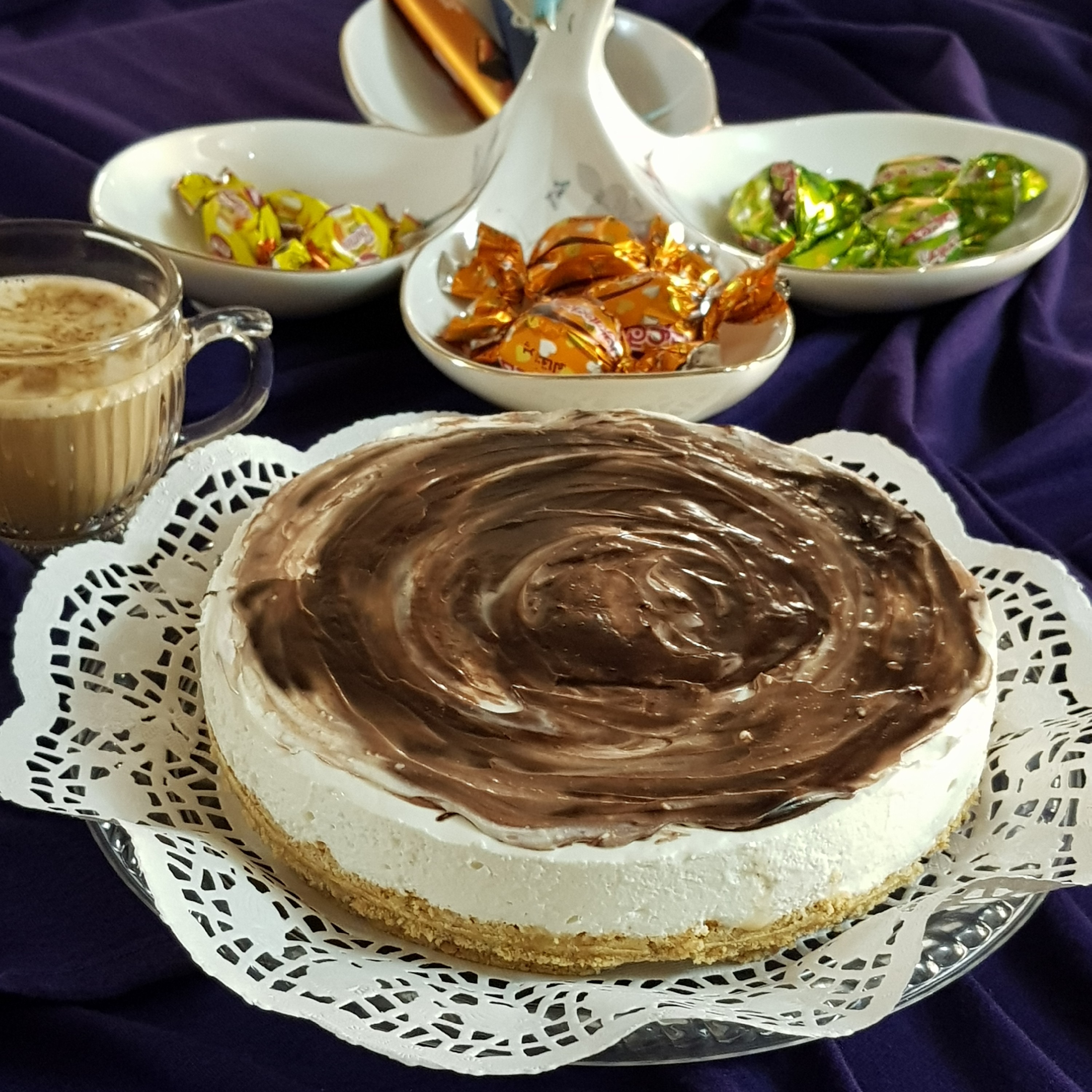 دسر خانگی    چیزکیک خانگی   چیز کیک      چیزکیک شکلاتی     دسر