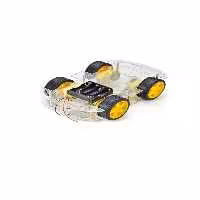 قطعه مدار الکترونیکی بدنه ماشین آردوینو 4WD چند منظوره موبایل پلت فرم روبات   باتری Fapatech