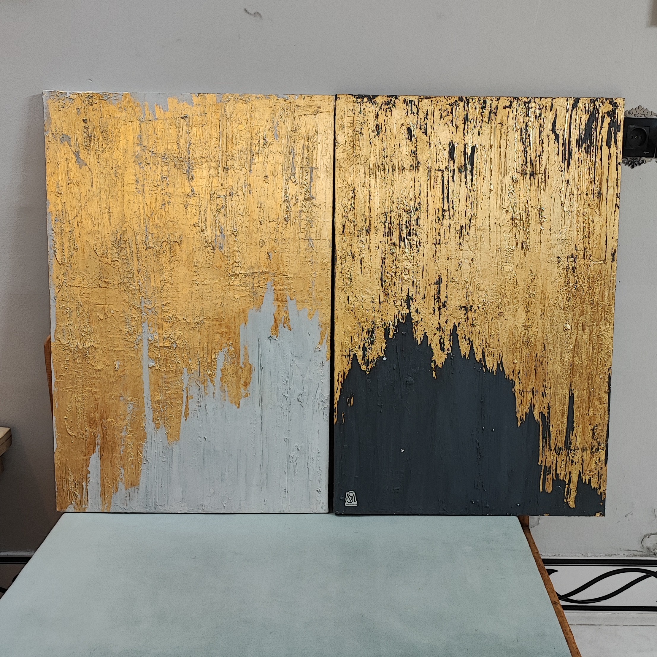 تابلو مدرن. طلوع کوهستان 