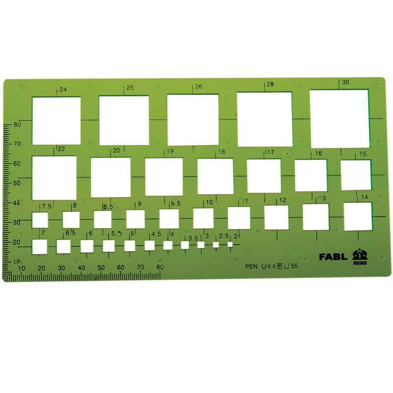 شابلون مربع فابل کد FB417