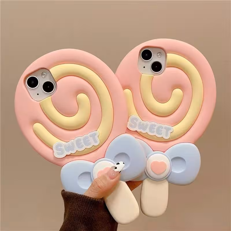 قاب گوشی آیفون سیلیکونی Sweet 3d 

