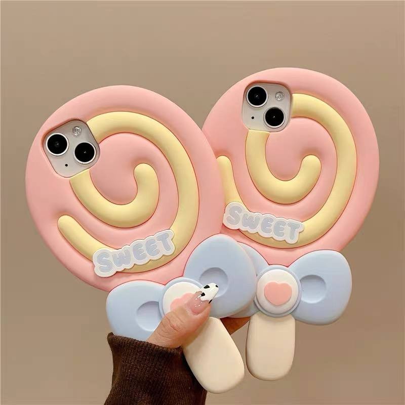 قاب گوشی آیفون سیلیکونی Sweet 3d 

