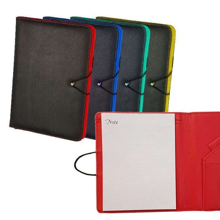 فولدر چرمی سایز A5 منگوله دار نفیس