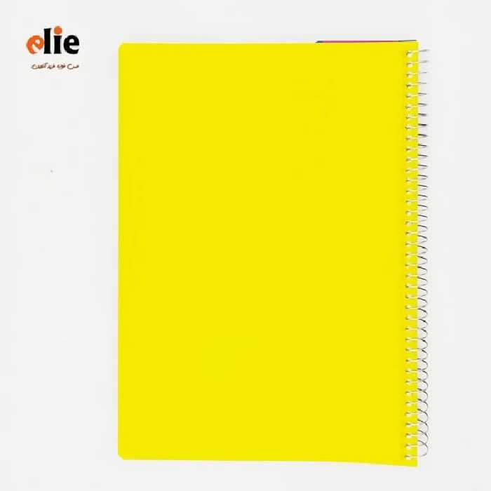 دفتر سیمی 100 برگ طلقی ساده