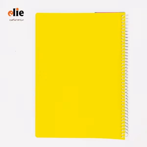 دفتر سیمی 100 برگ طلقی ساده