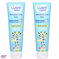 وازلین کودک وی کر (Wee Care) مدل ژله ای پنبه دانه حجم 100 میلی لیتر بسته 2 عددی