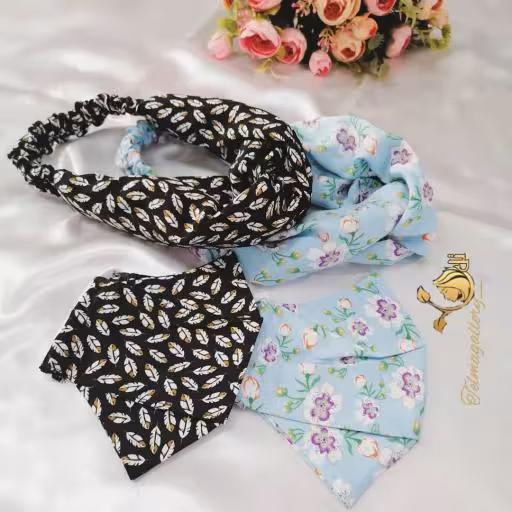 هدبند و ماسک سه بعدی نخی 168