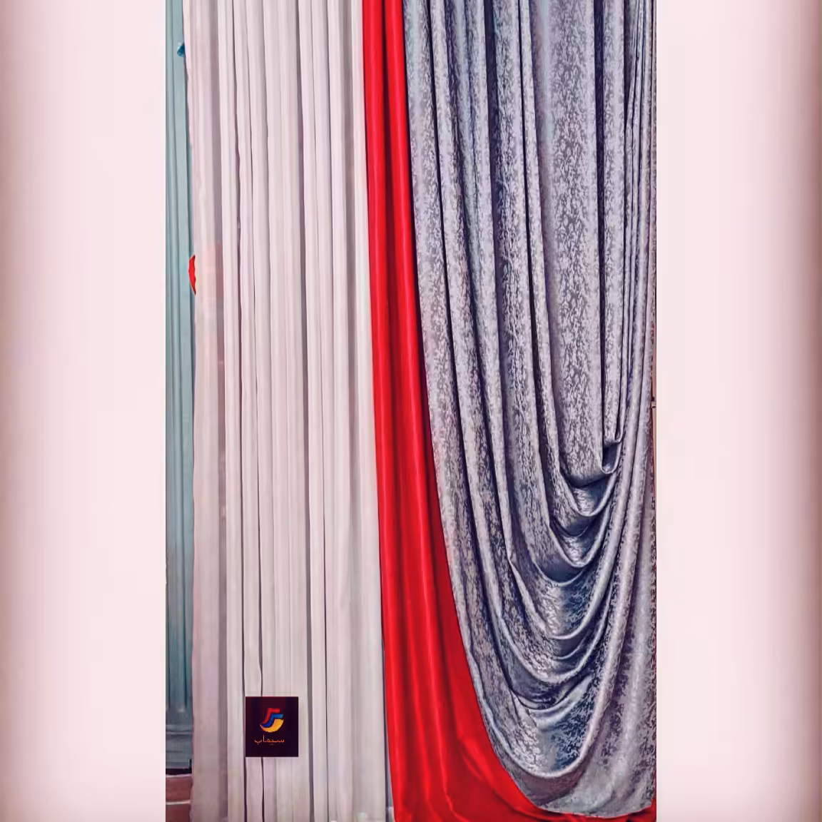 یک جفت والان پرده پتینه