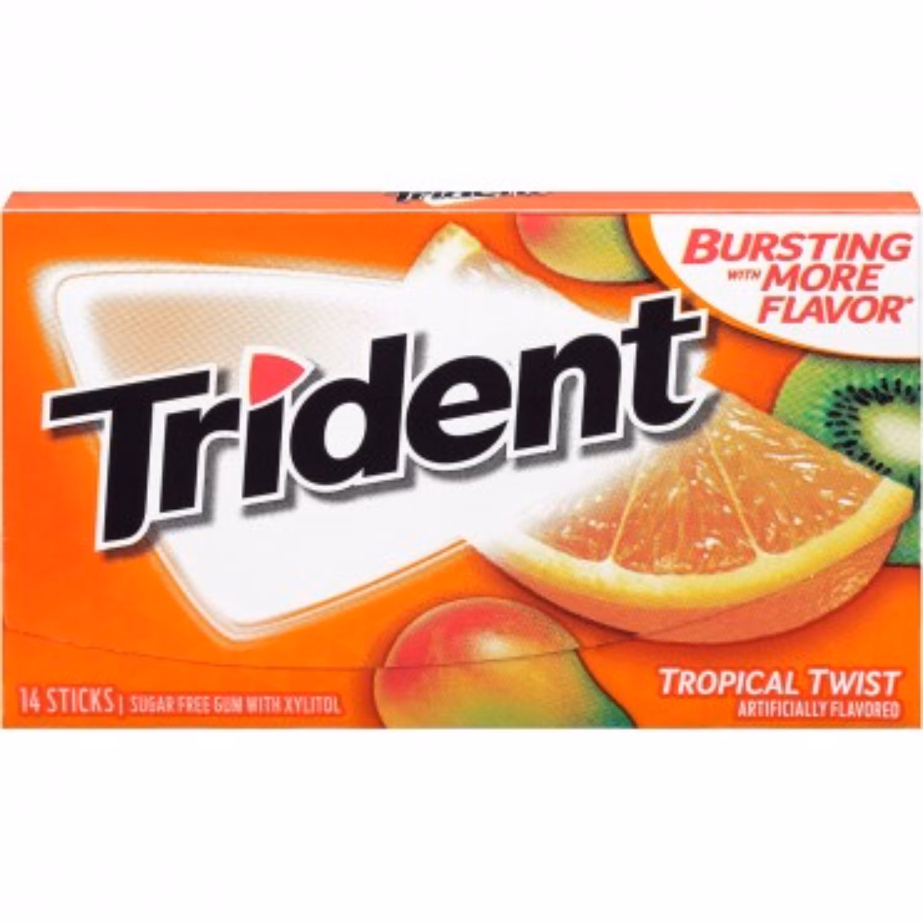 آدامس تریدنت پرتقال Trident بسته 12 عددی 