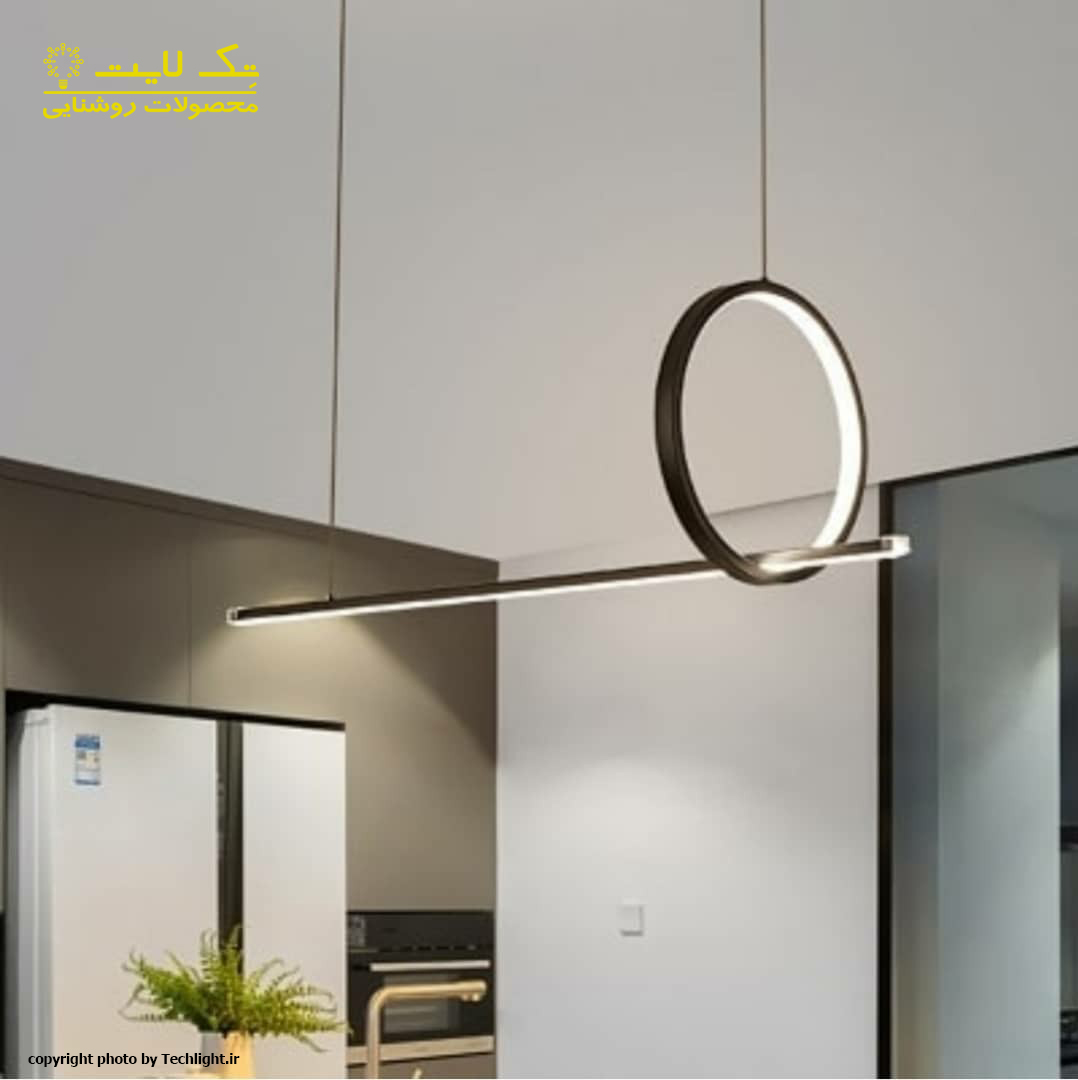 لوستر مدرن مدل حلقه کد S345