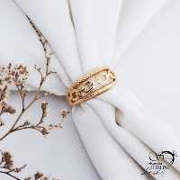 انگشتر طرح طلا برند ژوپینگ با کد 13389