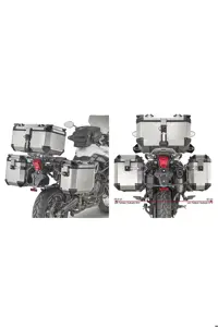 کیف موتورسیکلت PL6413CAMTIUMPHTIGER800XC 800XR 18 20 اورجینال Givi