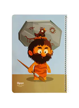 دفتر نقاشی 40 برگ الیپون طرح کارتونی - چی بخونم