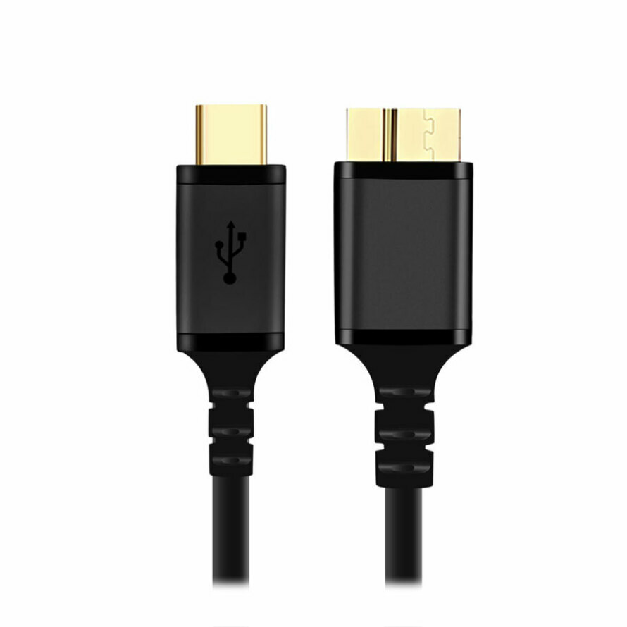 کابل هارد اکسترنال 1.5 متری Type C به Micro-B کی نت پلاس KP-C