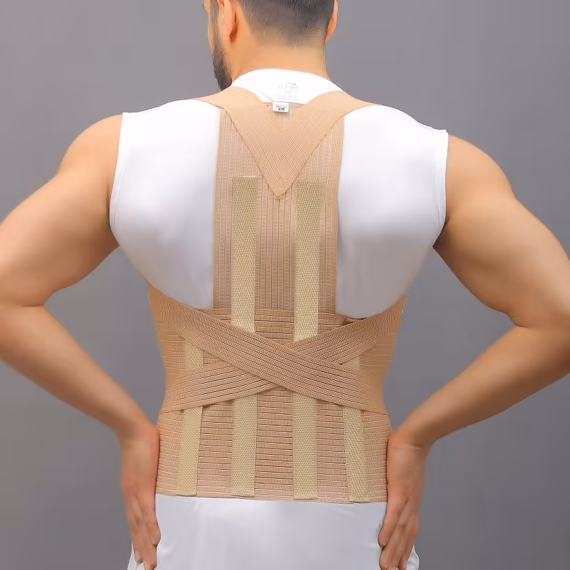 کمربندTLSO الاستیک CHIPSO
و قوزبند برای تقویت ستون فقرات و کاهش درد در قسمت فوقانی کمر