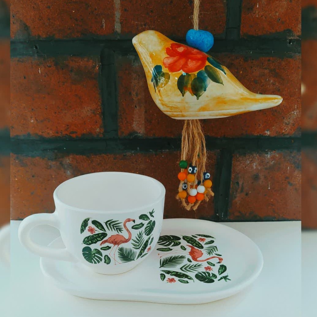 فنجان چای خوری طرح پلیکان