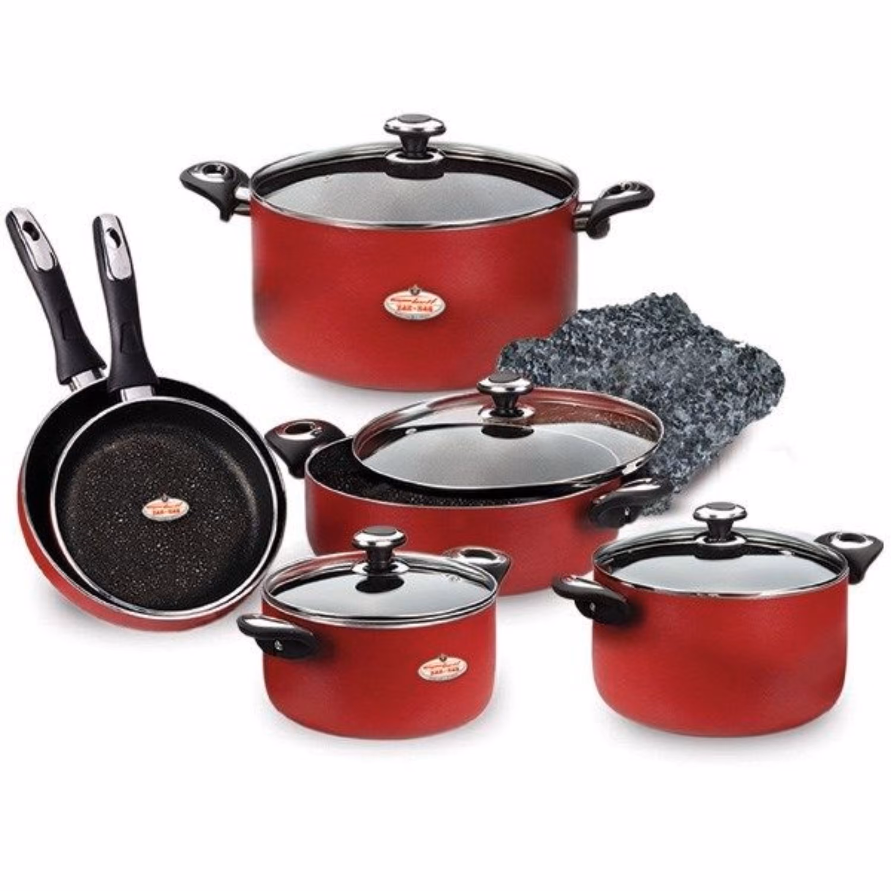 سرویس قابلمه 10 پارچه زرساب سری گرانیتامدل GT7500 