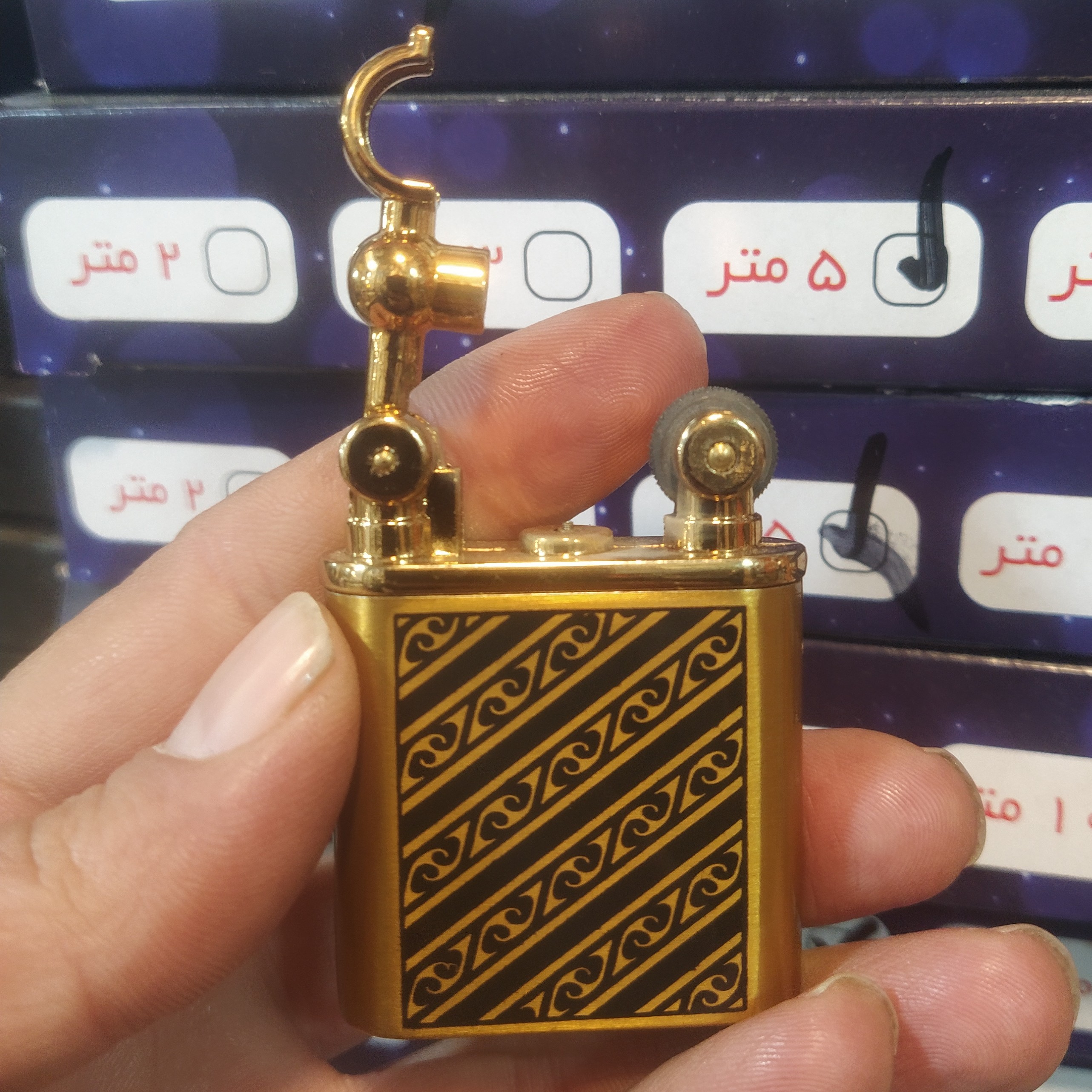 فندک فانتزی طرح چشم چرخی