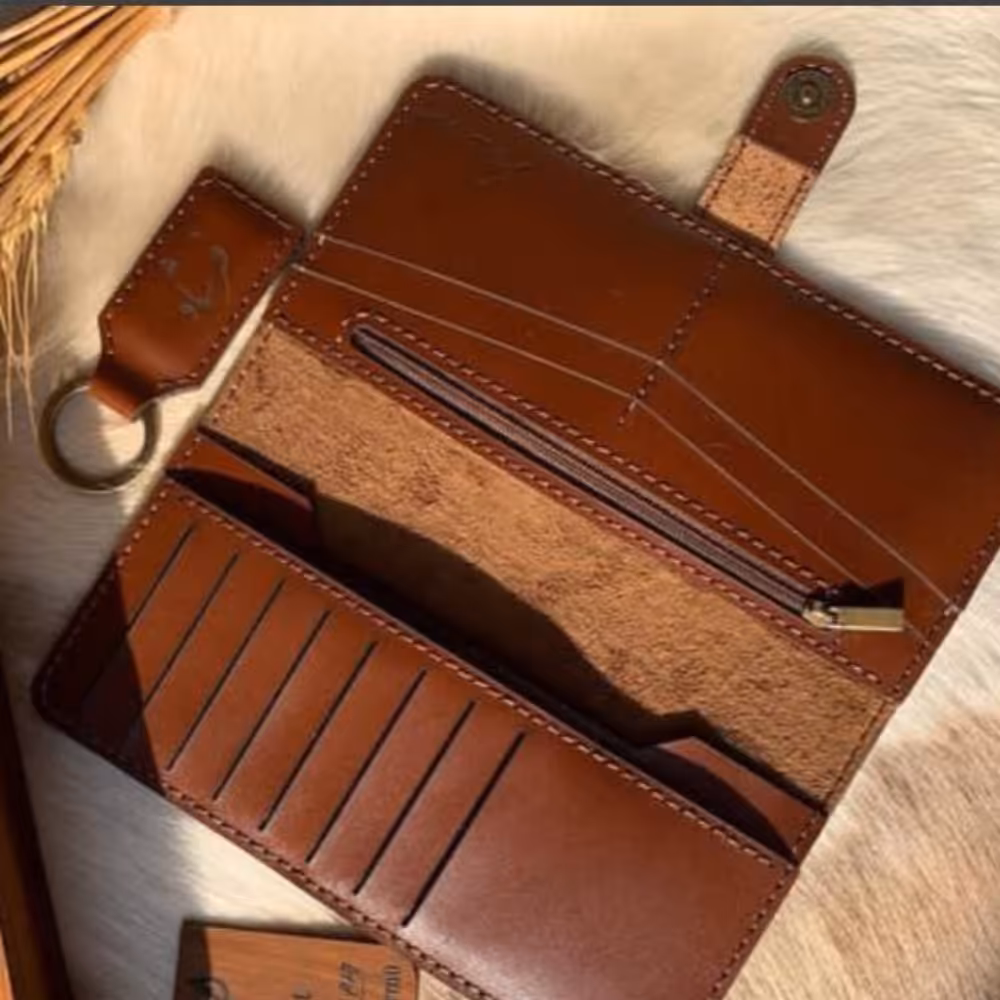 کیف کتی مردانه چرم طبیعی دستدوز