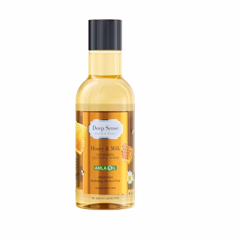 تونر پوست دیپ سنس مدل شیر و عسل حجم 160mL