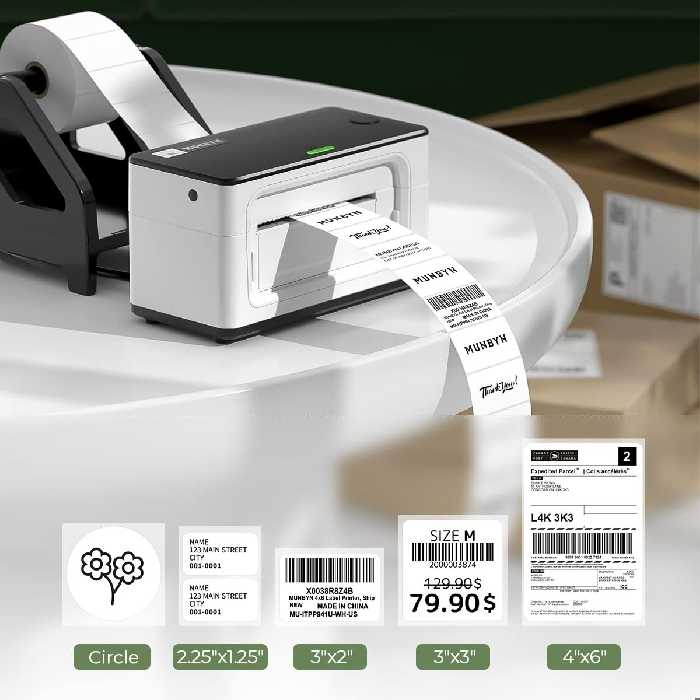 لیبل و پرینتر حرارتی munbyn