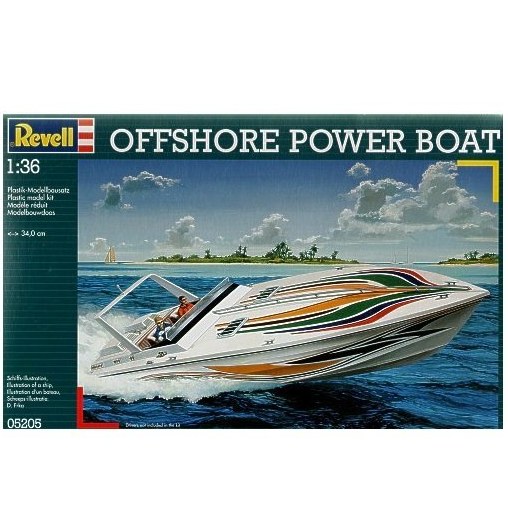 ماکت قایق OFFSHORE POWERBOAT مقیاس 36