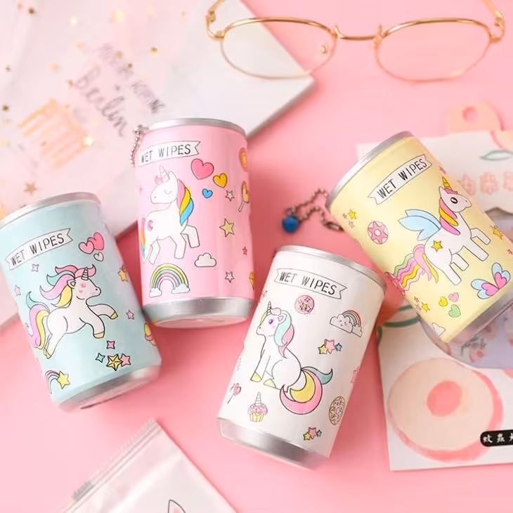 دستمال مرطوب در طرح قوطی نوشابه عروسکی🦄