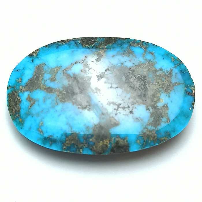 نگین فیروزه نیشابوری شجری آبی