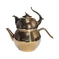 ست کتری و قوری کروپ ست مدل دنیز طلایی کد 305