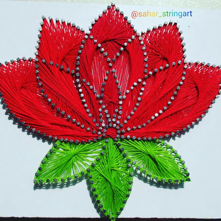 تابلو تزئینی گل نیلوفر آبی