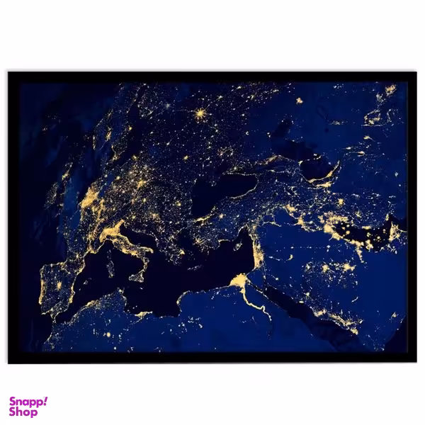 تابلو نوری بکلیت طرح عکاسی فضایی کره زمین مدل B-S1720