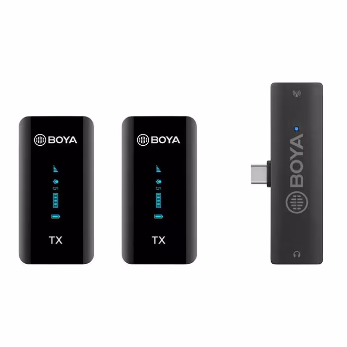 میکروفون یقه ای بی سیم بویا مدل BY-XM6-S6 رابط Type-C