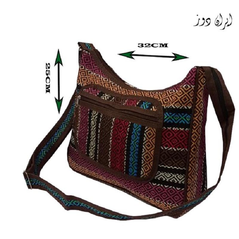 کیف کشکولی متوسط-آبی