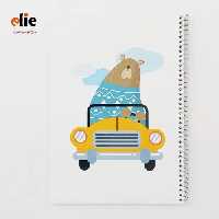 دفتر سیمی 100 برگ فانتزی ایمان طرح BE RELAX