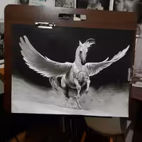 سفارش طراحی چهره سیاه قلم (سایزa2)